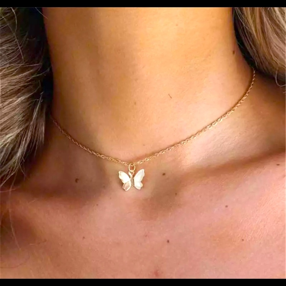 Women Jewelry Butterfly Pendant Necklace